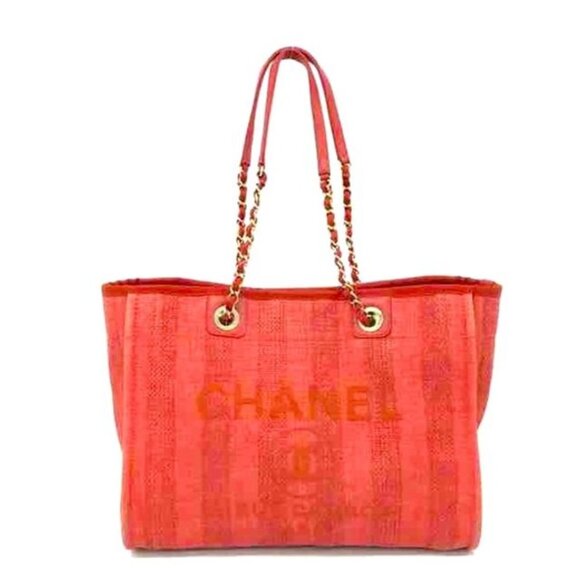 Chanel Deauville Canvas and Leather Tote - Picture 1 of 14